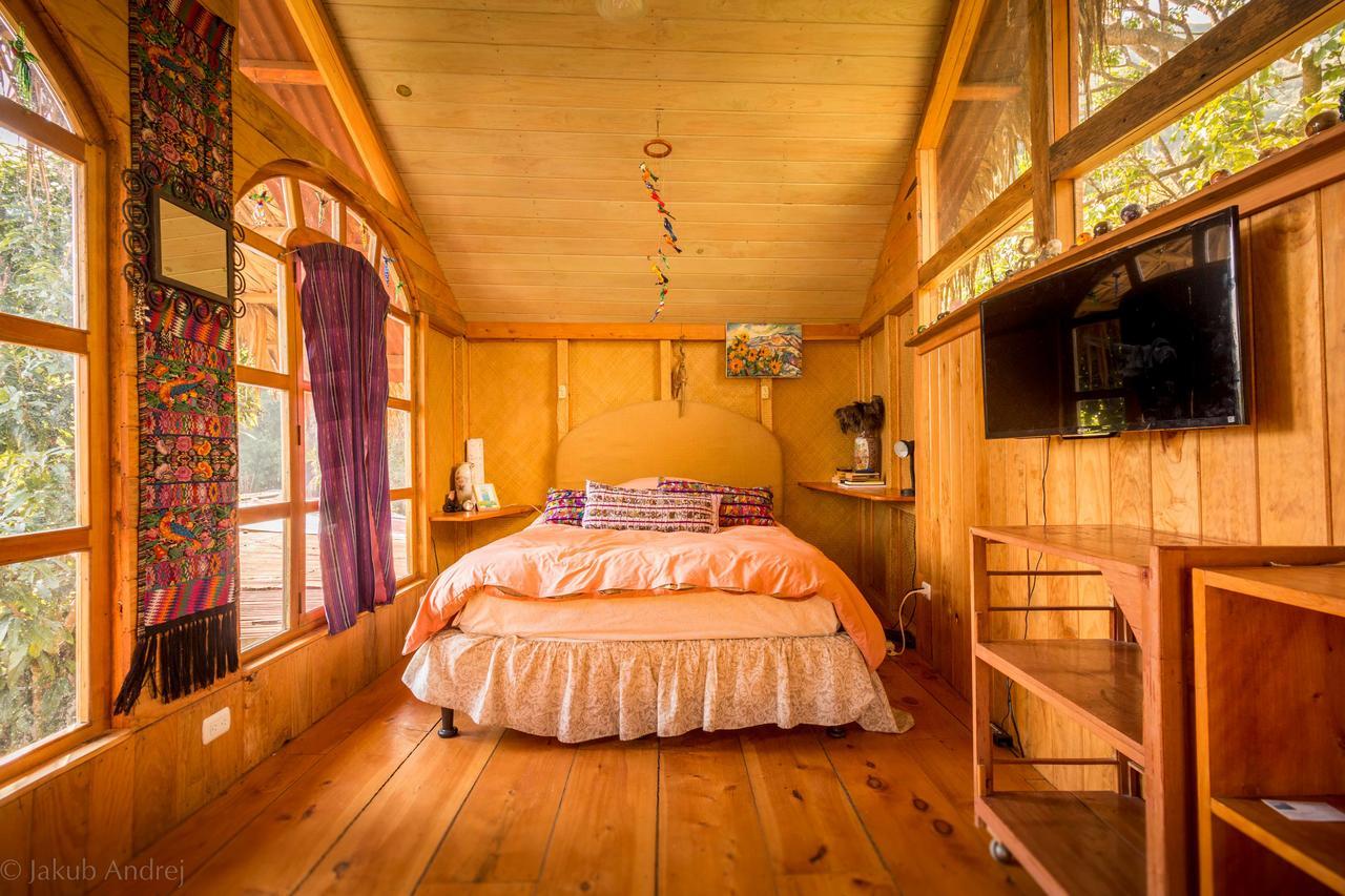 Lake Front Cabin At Los Elementos Santa Cruz La Laguna Exterior foto