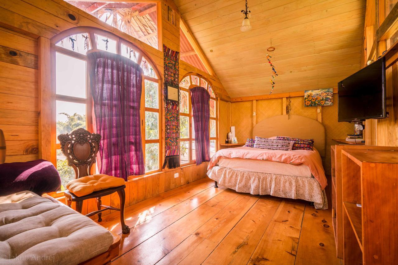 Lake Front Cabin At Los Elementos Santa Cruz La Laguna Exterior foto